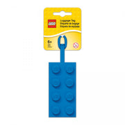 Niebieska zawieszka LEGO do bagażu w kształcie klocka od BV JACOB COMPANY
