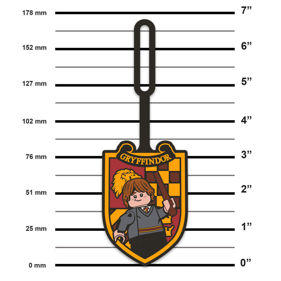Zawieszka do plecaka LEGO Harry Potter z figurką Gryffindor i elementem przypinającym
