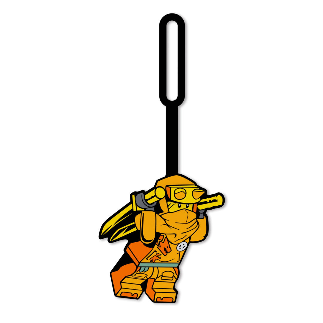 Zawieszka do plecaka LEGO Ninjago w kształcie pomarańczowego ninja z mieczem