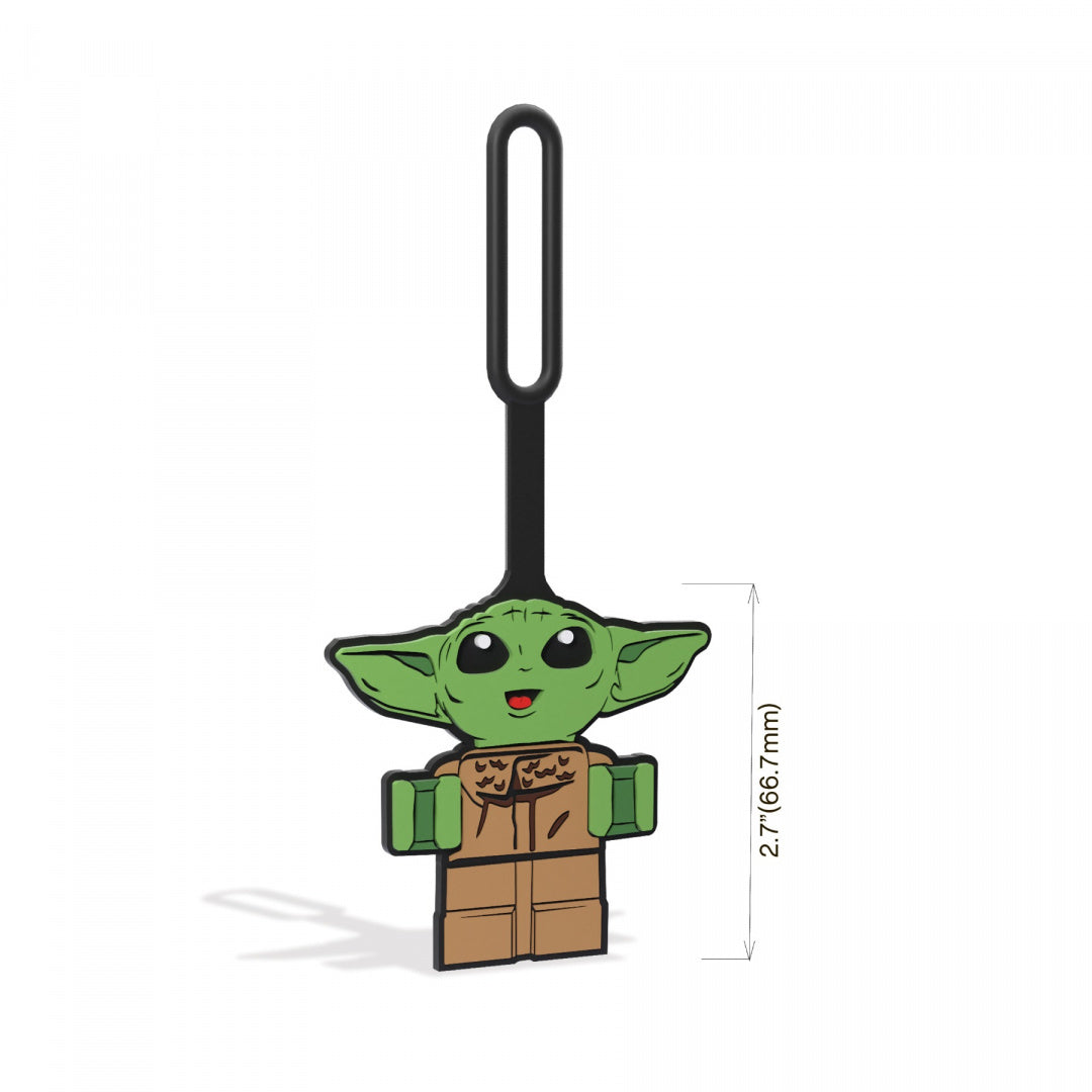 Zawieszka LEGO Star Wars Baby Yoda z gumowym paskiem do kluczy lub plecaka