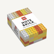Opakowanie karteczek LEGO żółte w kształcie klocków z 224 kartkami do notatek