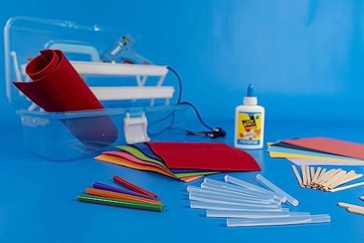 Conjunto criativo para crianças BV JACOB COMPANY com papel, cola e materiais de arte