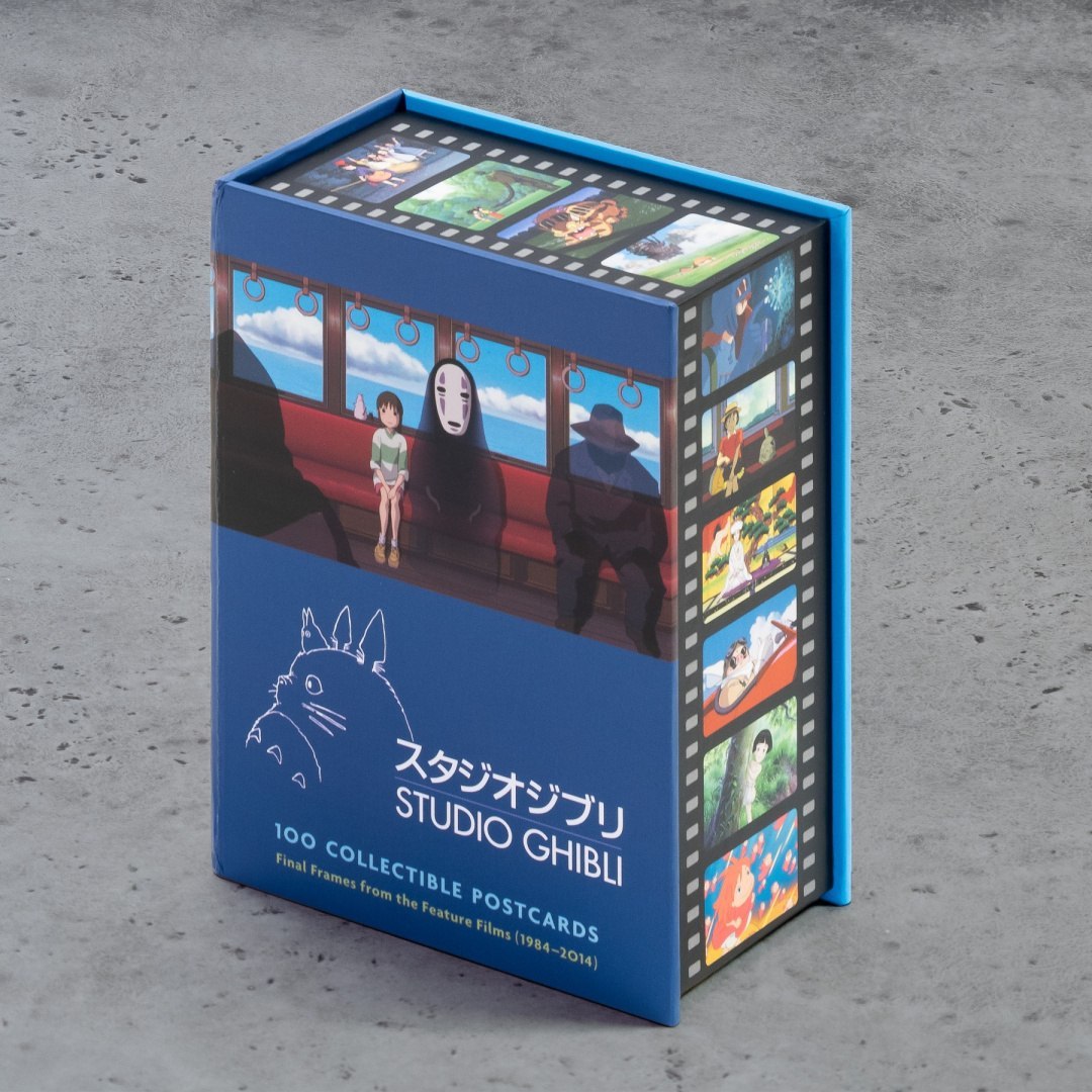 Zestaw pocztówek Studio Ghibli z 100 kolekcjonerskimi kartami z kultowych filmów animowanych