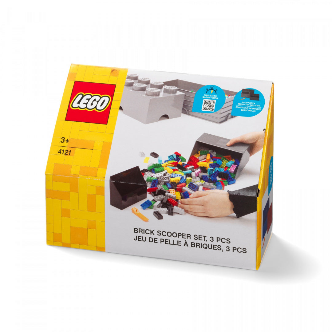 Szufelka do klocków LEGO w zestawie 3 sztuk do łatwego sprzątania klocków LEGO