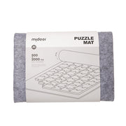 Szara mata do układania puzzli Yamann idealna dla 500 2000 elementów puzzli