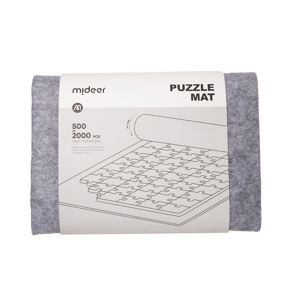 Szara mata do układania puzzli Yamann idealna dla 500 2000 elementów puzzli