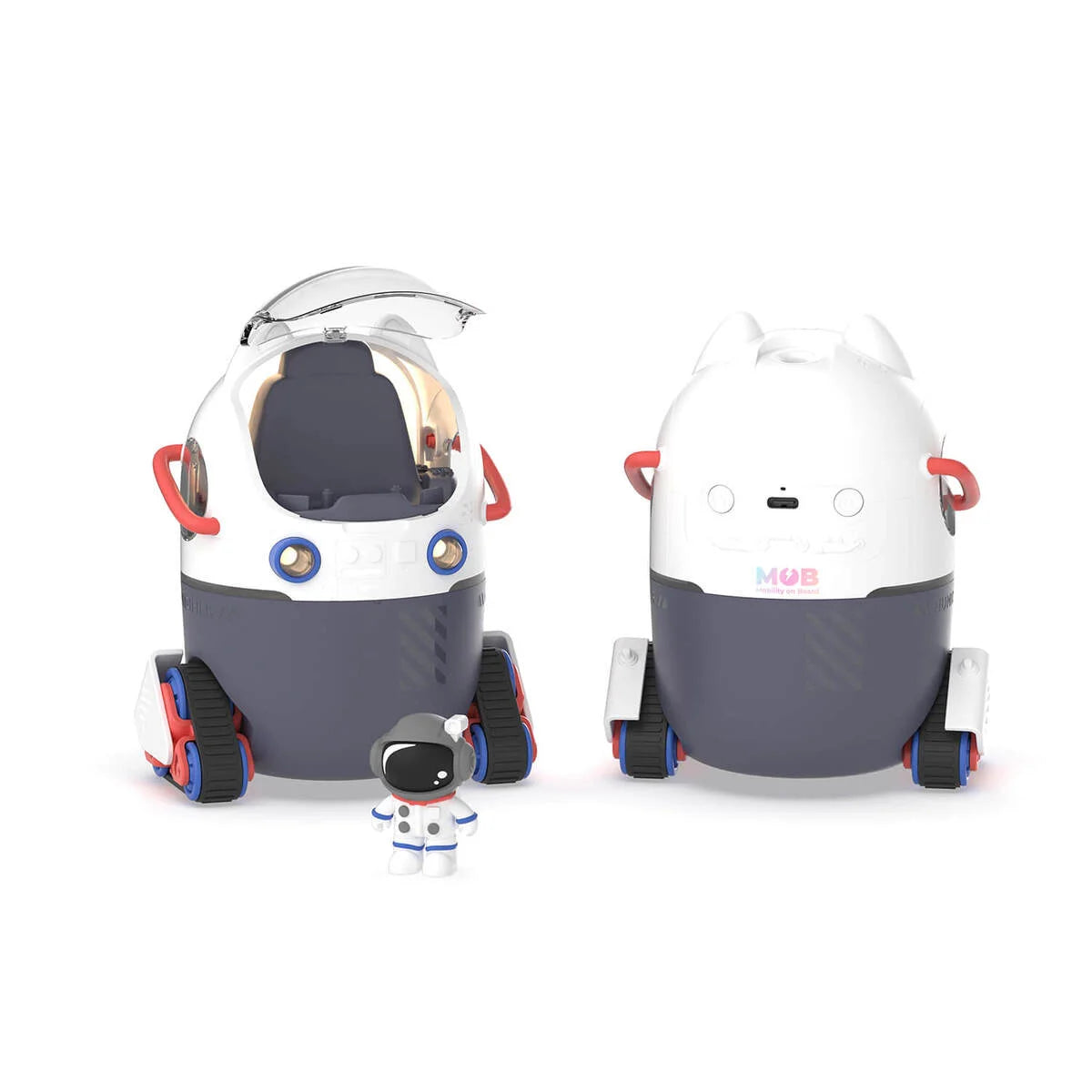 Nawilżacz powietrza Space Humy w kształcie pojazdu kosmicznego z figurką astronauty