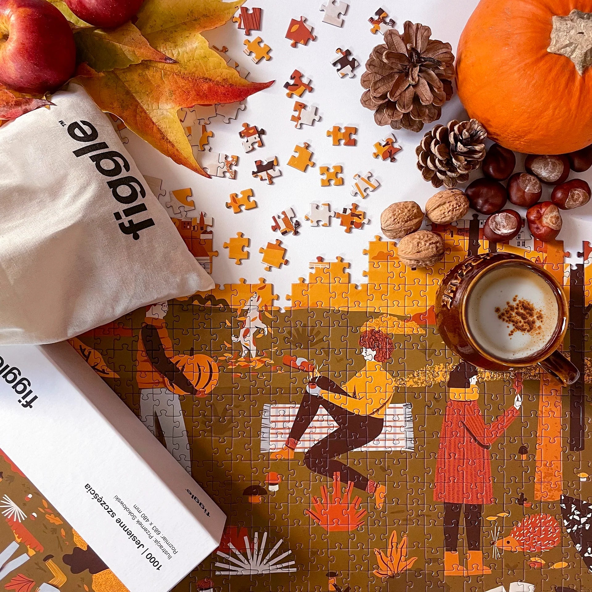Puzzle Figgle – Jesienne szczęścia (1000 el.)