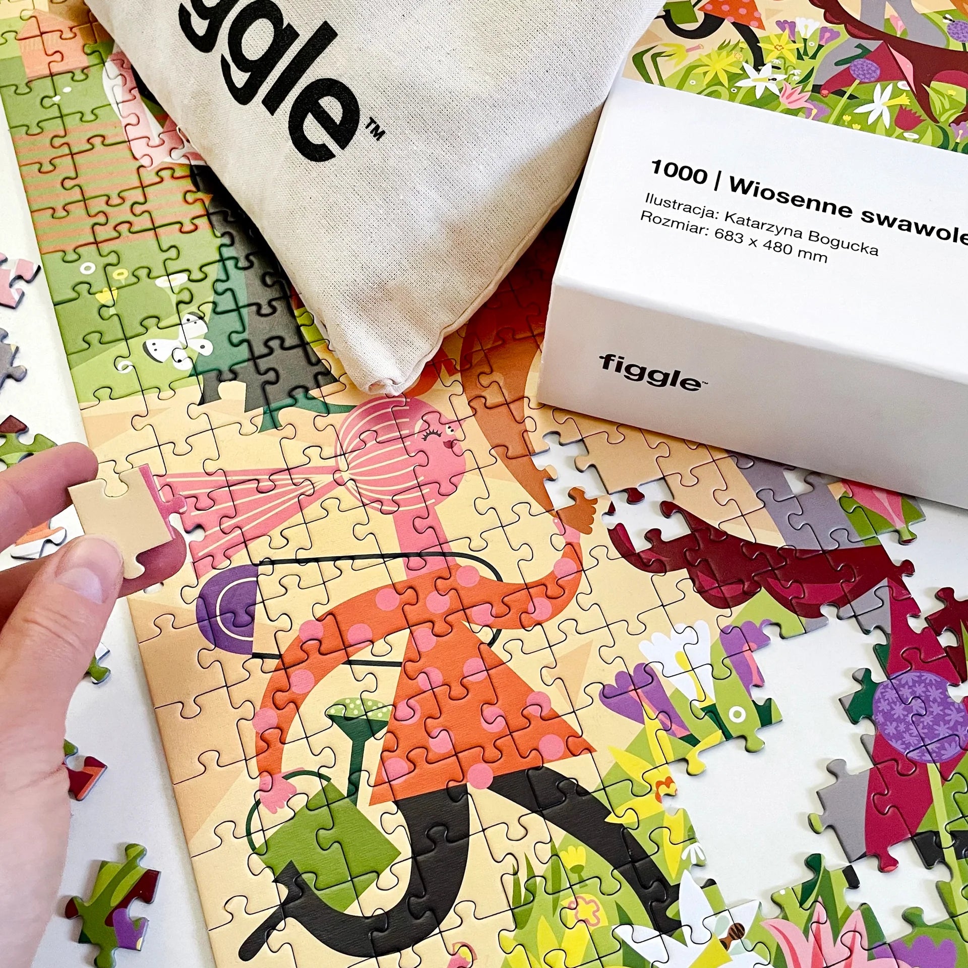 Puzzle Figgle – Wiosenne swawole (1000 el.)