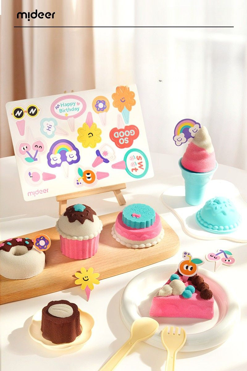 Piasek magiczny z piaskownicą mideer – słodkości