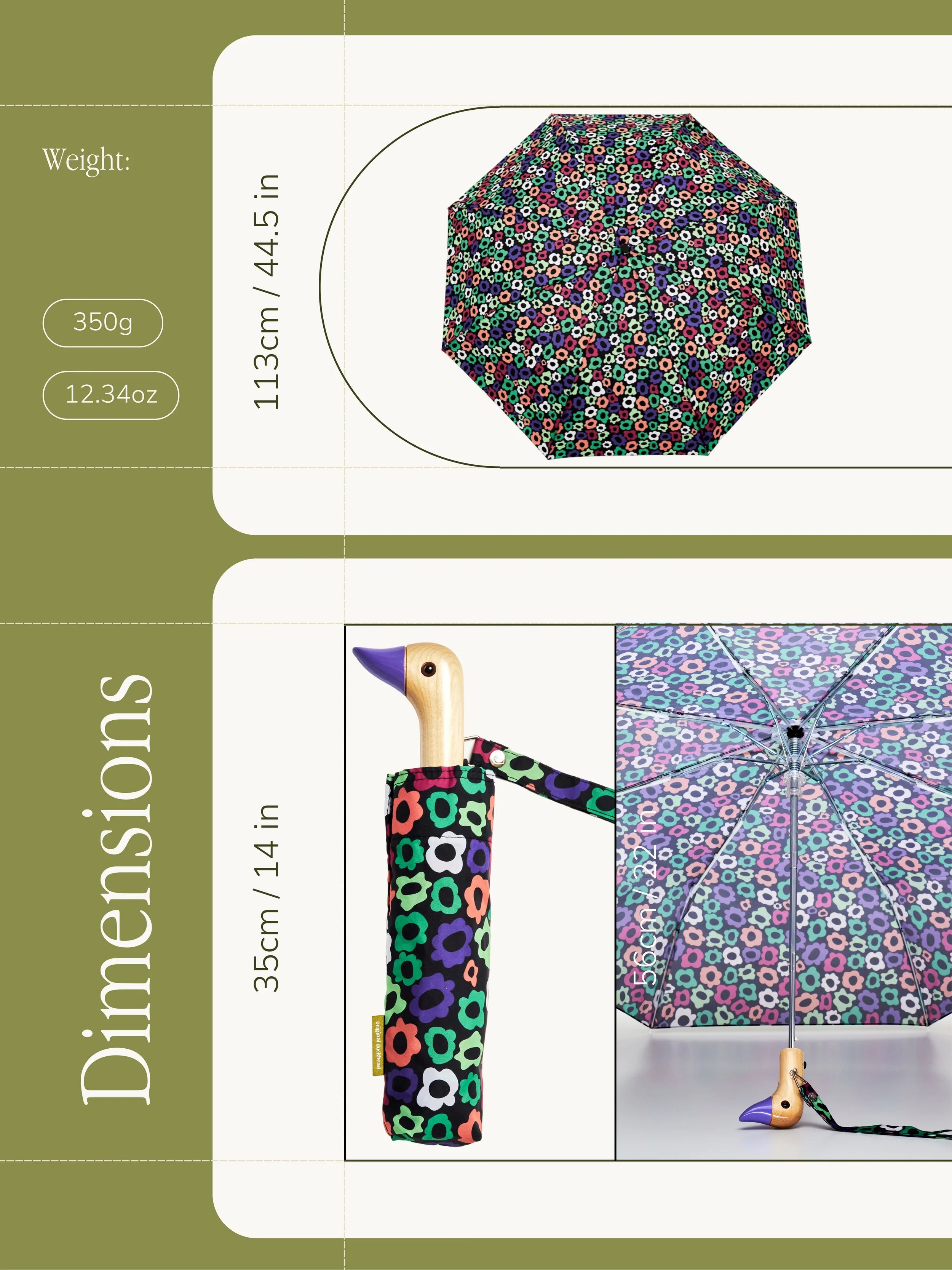 Parasolka Original Duckhead – flower maze