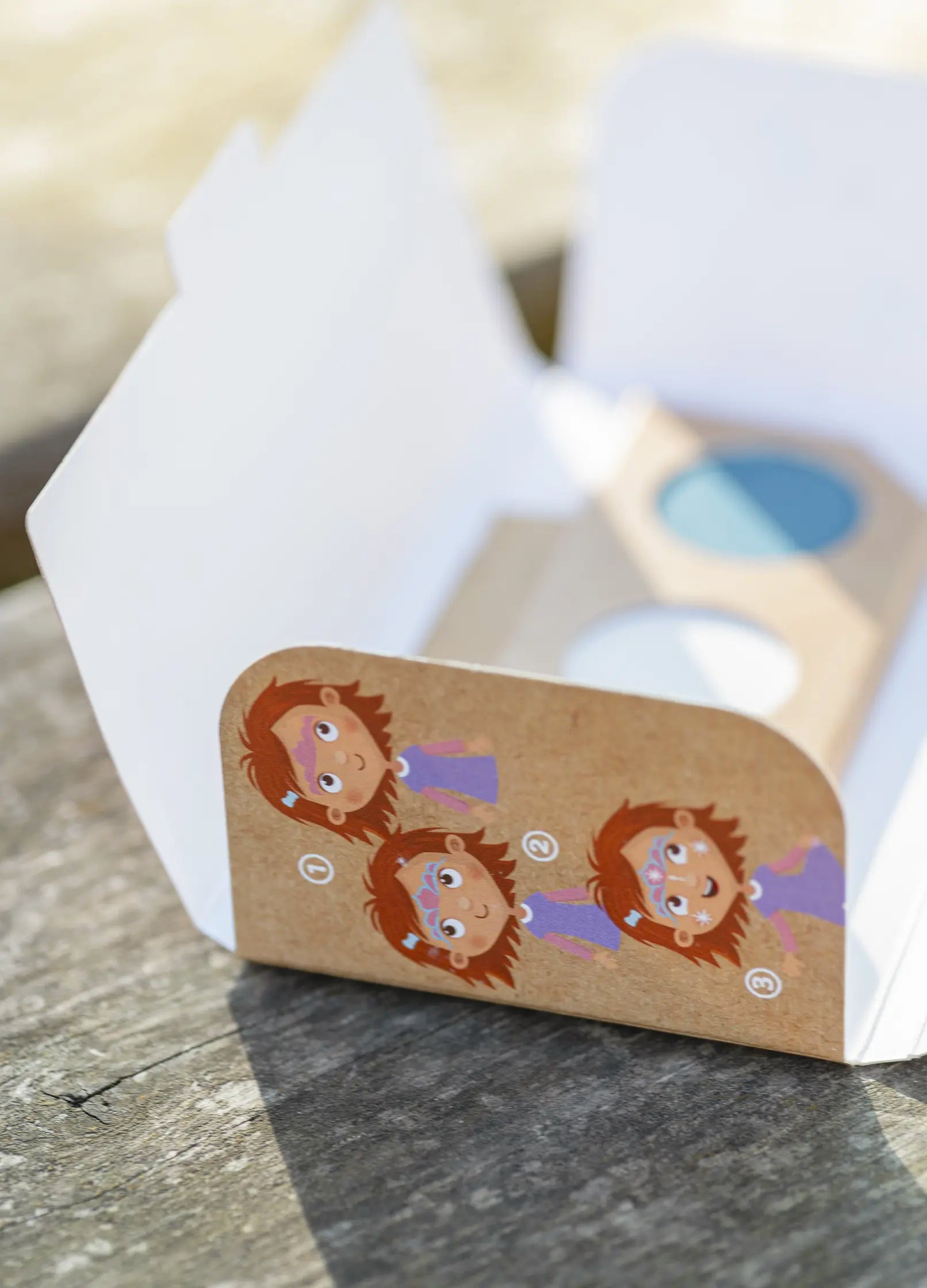 Zestaw do malowania twarzy dla dzieci Namaki 3 kolory – Pirat i Biedronka