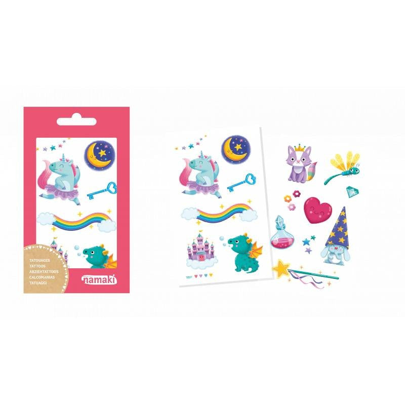 Tatuajes para niños Namaki – Mundos encantados