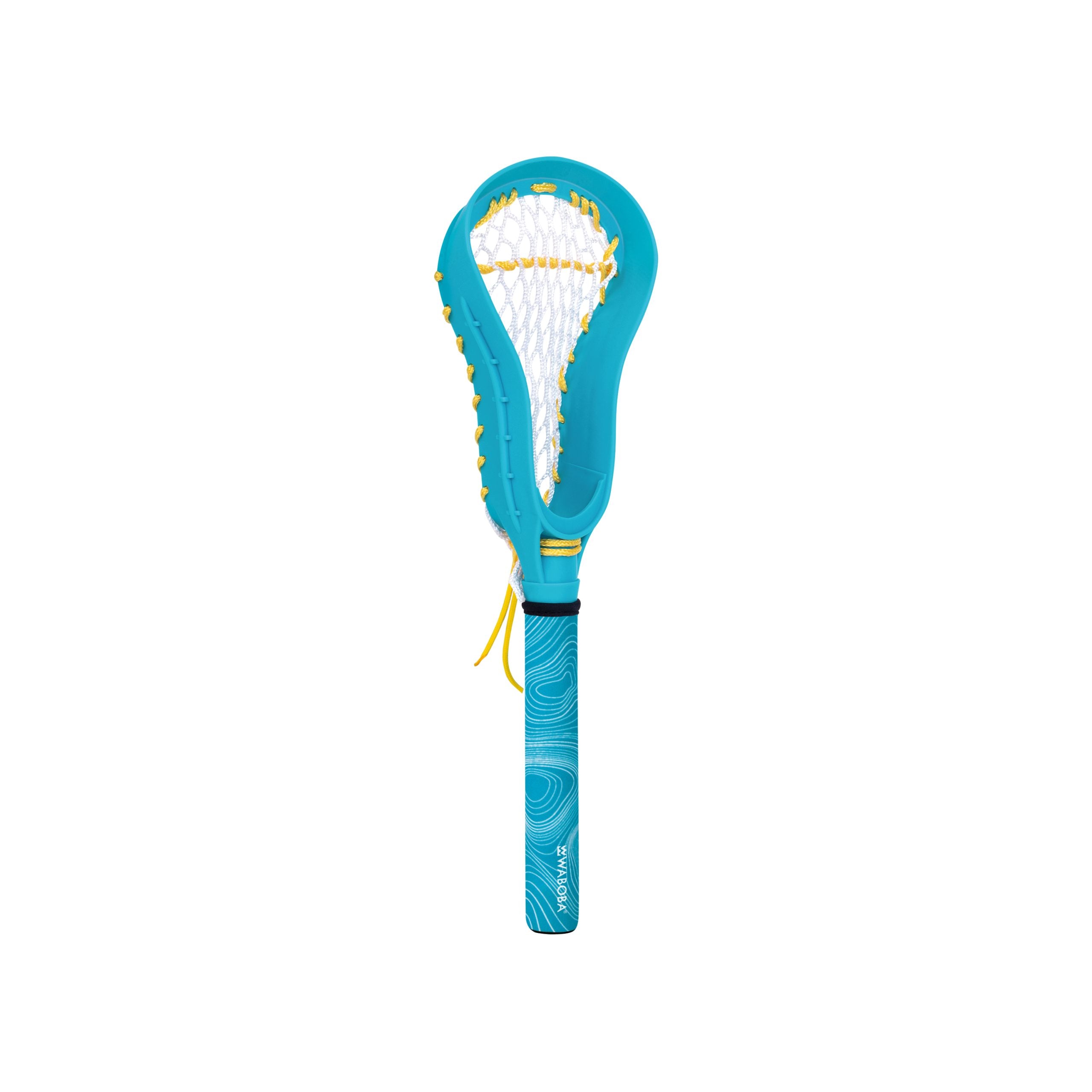 Zestaw do lacrosse dla dzieci niebieska pałka z siatką do gry od Yamann